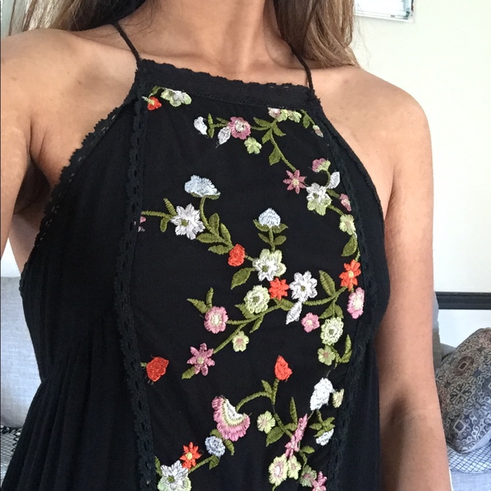 Re:named Floral Embroidery Dress